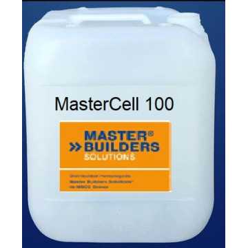 Producto de Master Builder Solutions, aditivo espumante para hormigón. Garrafa 25 kg.