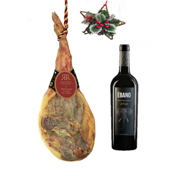 PACKS JAMON SERRANO Y VINO TINTO EBANO SALVAJE, DISFRUTA ESTAS NAVIDADES DE LOS MEJORES PRODUCTOS GOURMET EN TANTEA ESPAÑA
