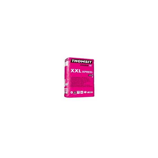 Thomsit XXL XPRESS- Para nivelación de pavimentos en espesores de entre 0,5 y 20 mm en una solo aplicación (formato 25 kg.)