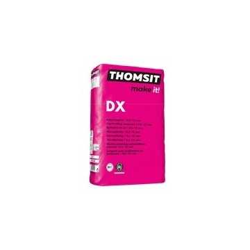 Thomsit DX Para nivelación de pavimentos ligeros en espesores de entre 0,5 y 15 mm en una solo aplicación -formato 25 kg.