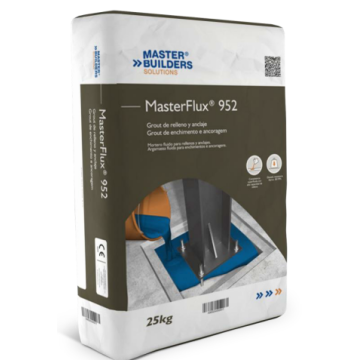 MasterFlux 952 Mortero fluido sin retracción para rellenos y anclajes de precisión -